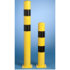 Poteau de sécurité industrie diamètre 89 mm hauteur 90 cm jaune et noir