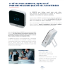 Détecteur de CO2 dioxyde de carbone CO2 de température et d'humidité AIRSECURE à LEDS MARQUE ABUS Détecteur de CO2 dioxyde de carbone CO2 de température et d'humidité AIRSECURE à LEDS MARQUE ABUS