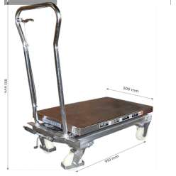 Table élévatrice mobile en inox 304 charge 100 kg