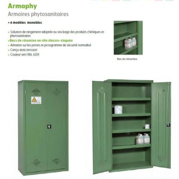 armoire phytosanitaire 1980x1000x450 mm