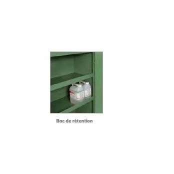 bac de retention pour armoire phytosanitaire ST209KX15 (a commander avec armoire)