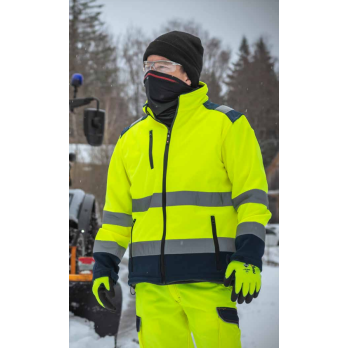 Gants de manutention hiver fourrés Haute visibilité JAUNE NINJA ICE NI00HV