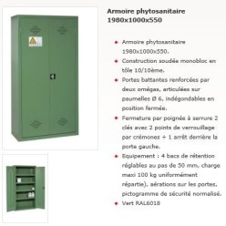 ARMOIRE PHYTOSANITAIRE1980x1000x550