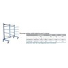 Rayonnage cantilever mobile  2100 double face