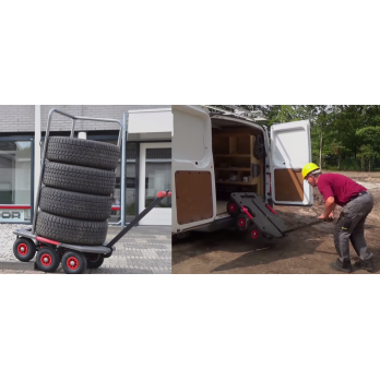 CHARIOT DEMANUTENTION  TOUT TERRAIN MULTI ROUES AVEC BRAS SUPERHOND