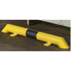 bordure basse sécurité entrepôt jaune et noire 0M80