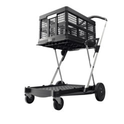 chariot pliant 2 paniers charge 60 kg