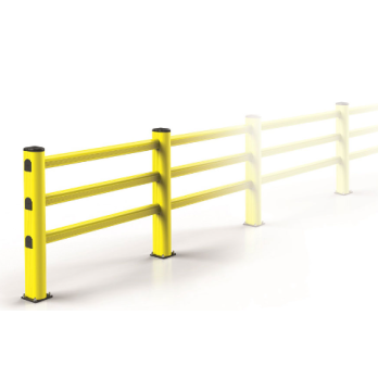 Barrière de protection entrepôt jaune longueur 2M00 HAUTEUR 1m10