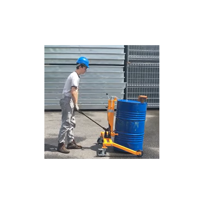 Chariot de manutention pour charger un fût sur palette CHARGE 250 KG Chariot de manutention pour charger un fût sur palette CHARGE 250 KG