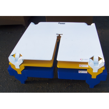 Gueuse de contrôle en acier 250 kg empilable élinguable