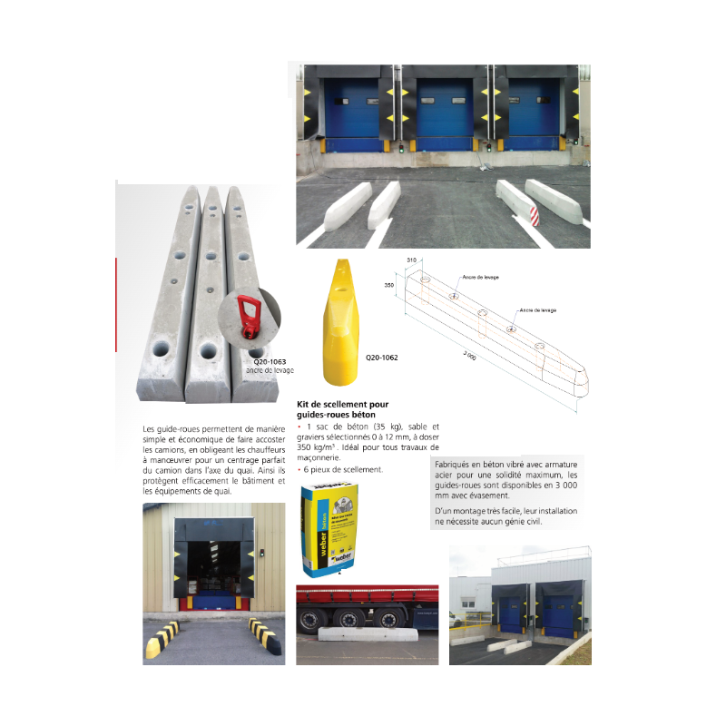 Guide Roue En Béton Ouest _ Guide-roues en béton – JPOO