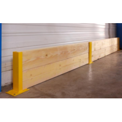 support extrémité pour madrier bois protection de rack double hauteur 466mm