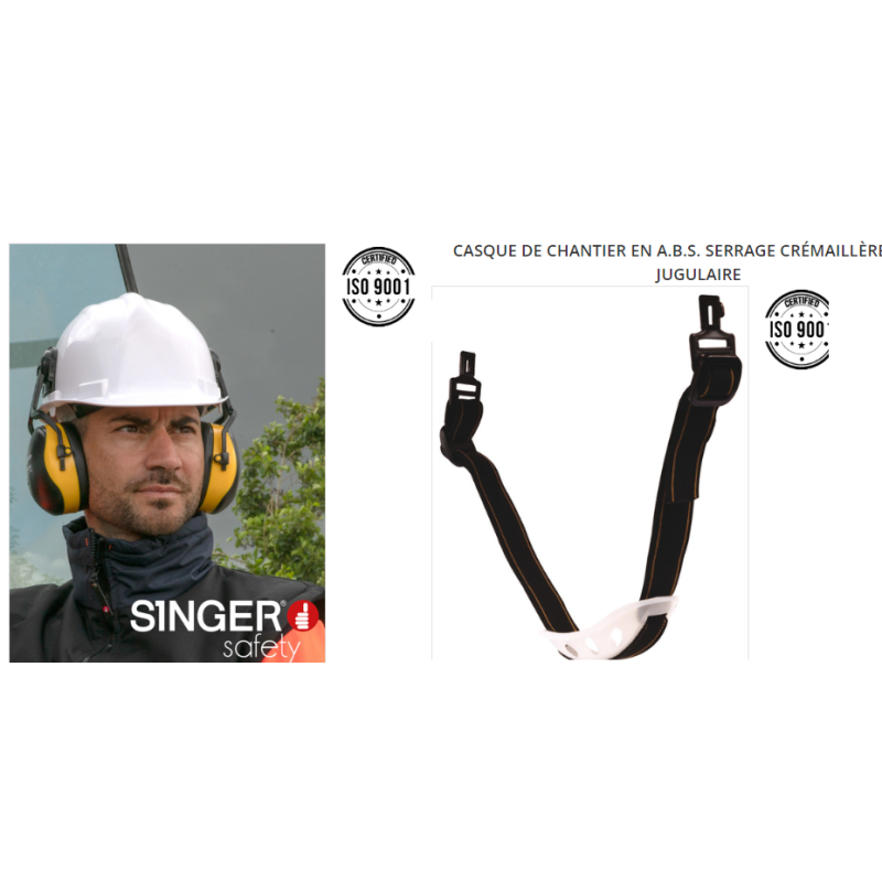Lot De 10 Mentonnières Réglables Pour Casque De Chantier - Confort Et Sécurité Ajustables !
