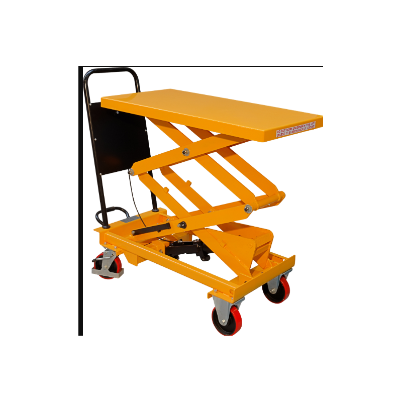 Table élévatrice MANUELLE double ciseaux 300 kg plateau 1010x520 mm — free download