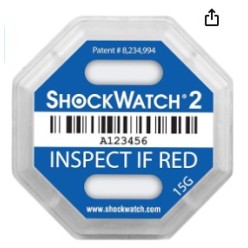 indicateur de choc shockwatch 2 15G