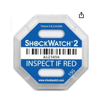 indicateur de choc shockwatch 2 15G