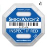 indicateur de choc shockwatch 2 usage unique taré 5G 10G 15G 25G 37G 50G 75G