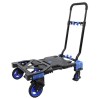 Combiné Diable Chariot repliable avec bavette 250 mm charge 137 kg