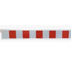 Barrière extensible rouge blanc de 1M20 à 2M pour balise ou cônes