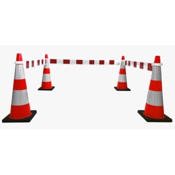 banderole sécurité pour cône de chantier délimitation signalisation 1M20 A2 M