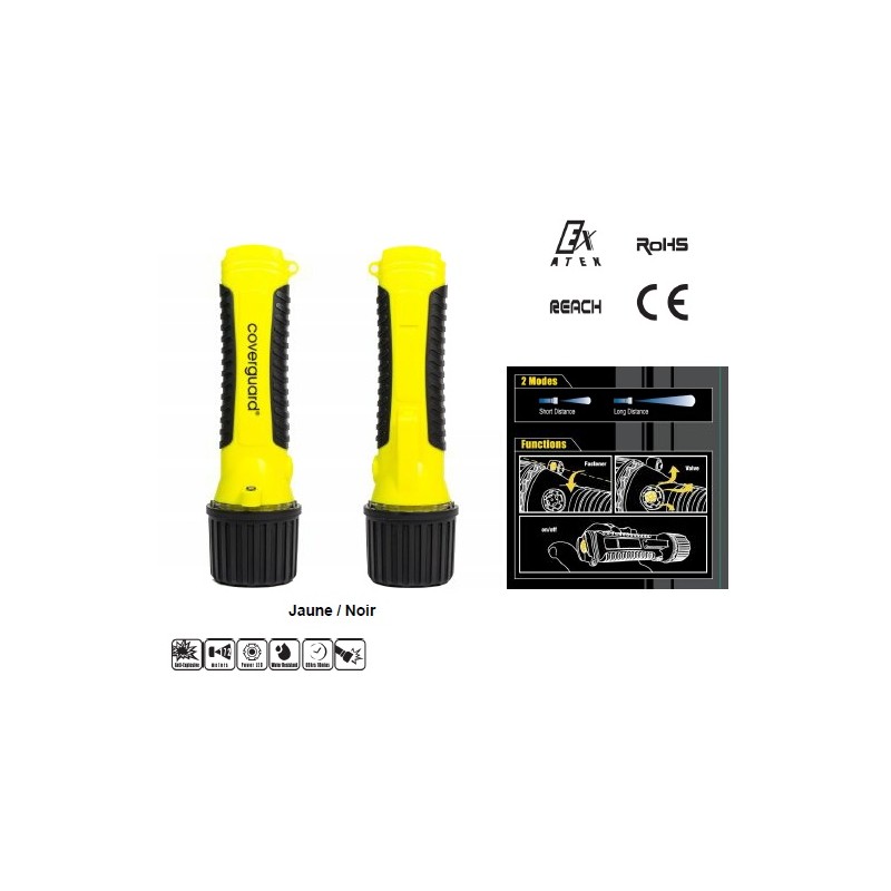 Lampe de poche ATEX LED 120lm