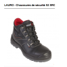 Chaussures de sécurité hautes LAURO S3L FO SR. CHAUSSURES HAUTES CUIR FLEUR