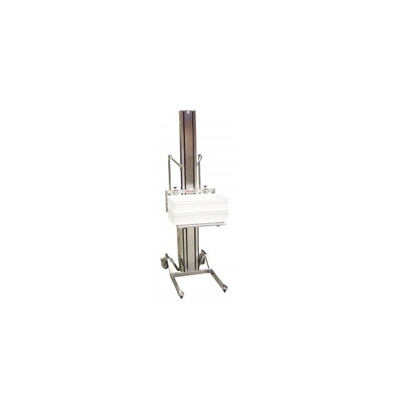 Gerbeur monomât inox 304 150 kg course de levée max 1950 mm