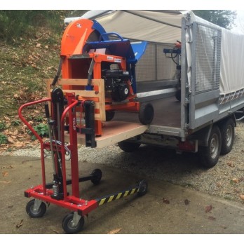 gerbeur élévateur a fourches manuel repliable embarqué camion chantier livraisons charge 250 kg