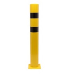 poteau de sécurité Ø159 entrepôt jaune noir hauteur 1190 mm