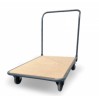 Chariot Compact Pliable PLATEAU BOIS 500x820 mm charge 250kg