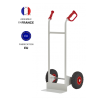 Diable de manutention PELLE COURTE acier charge 150 kg roues gonflables  MANEASY