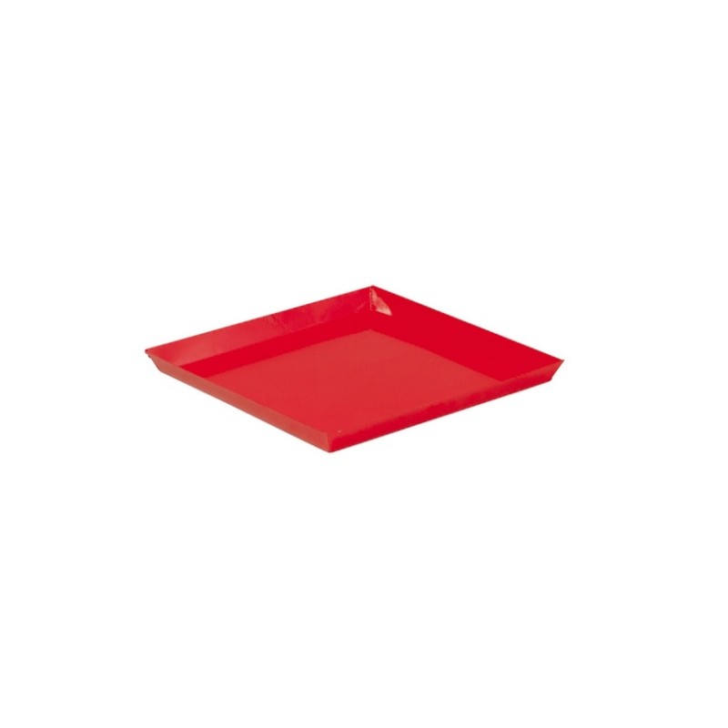 Bac de rétention incendie dimensions 700X700X70 mm ROUGE