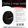 PAIRE DE CHAINE DE NEIGE TEXTILE CAMION chaussette PL SHOW7 S160 315/70-22.5 PAIRE DE CHAINE DE NEIGE TEXTILE CAMION chaussette PL SHOW7 S160 315/70-22.5