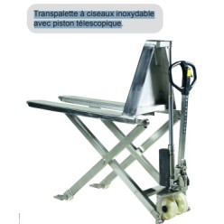 PL 1000 Transpalette Haute levée manuel en inox 305