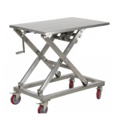 TABLES ELEVATRICES ALUMINIUM INOX 950X600 MM CHARGE 300 KG