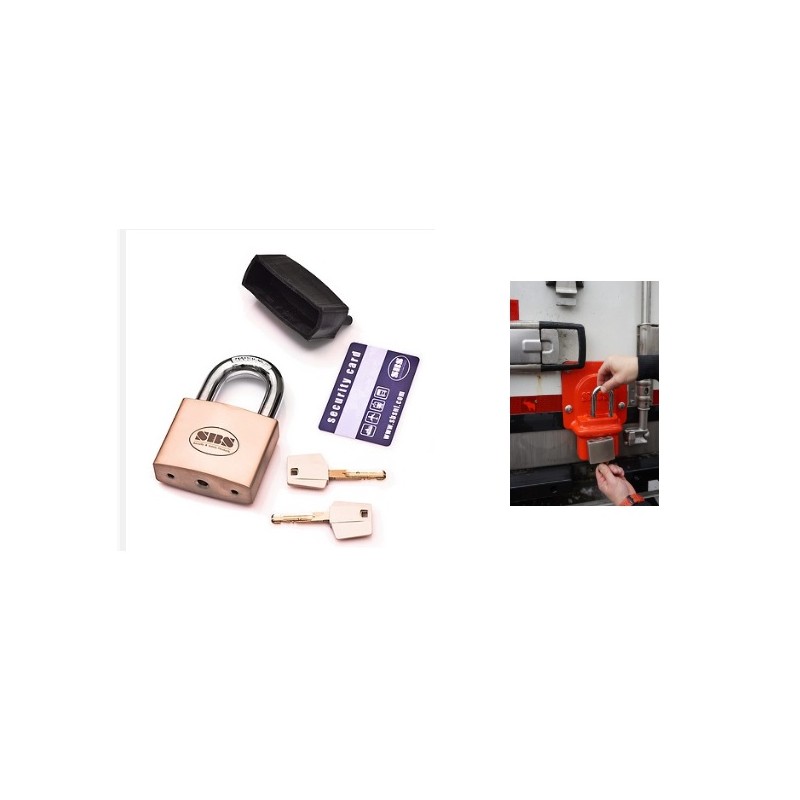 Cadenas Antivol Acier Inox Pour Camions - Réglable 239-315mm - Pour Conteneurs, Remorques