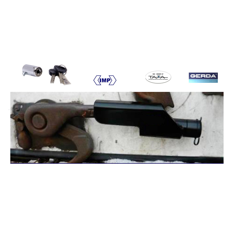 Antivol de poignée de porte remorque camion porte FIT RELEVANT Rideau Antivol de poignée de porte remorque camion porte FIT RELEVANT Rideau