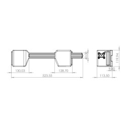 Barre ANTIVOL pour porte de container porte cadenas PowerLock CTL-100X SCM heavy container lock