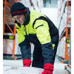 Blouson de travail entrepôt souple moderne X14J du XS au 6XL haute visibilité