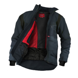 blouson de travail doublé chaud logistique cariste bleu marine X29J FLEXITOG