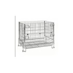 Caisse-palettes repliable 1200x800 mm avec porte charge 1000 kg