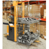Caisse palette grillagée empilable repliable avec ouverture charge 1000 kg 80x120 cm Caisse palette grillagée empilable repliable avec ouverture charge 1000 kg 80x120 cm