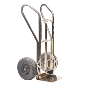 DIABLE ALUMINIUM GRANDES ROUES BTP CHANTIER CHARGE 300 KG