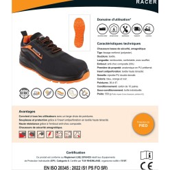 CHAUSSURES SECURITE RACER SINGER