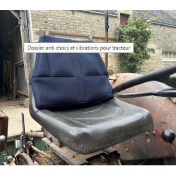 Coussin type Dossier ERGONOMIQUE chauffeur d'engin hauteur 60 cm