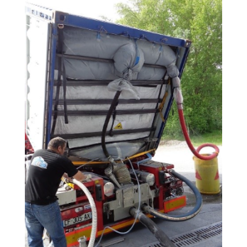Housse Liner étanche pour remplissage conteneur maritime 40 P Poudre granulés pulvérulents