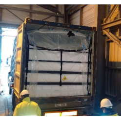 Housse Liner étanche pour remplissage conteneur maritime 40 P Poudre granulés pulvérulents