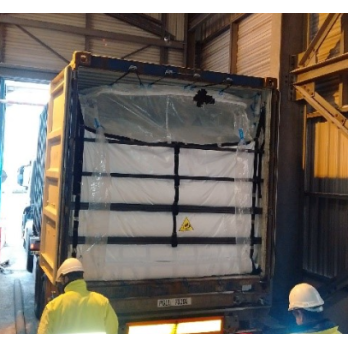Housse Liner étanche pour remplissage conteneur maritime 40 P Poudre granulés pulvérulents