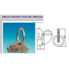 Attache à poussoir  pour rail universel avec anneau largeur  50 mm