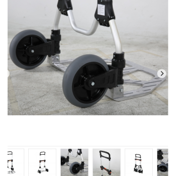 Diable pliable à la main ALUMLINIUM CHARGE 200 KG H-003LN